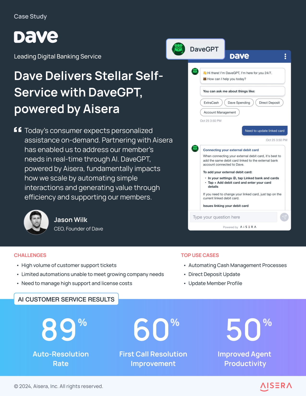 Dave Case Study AI Customer Service