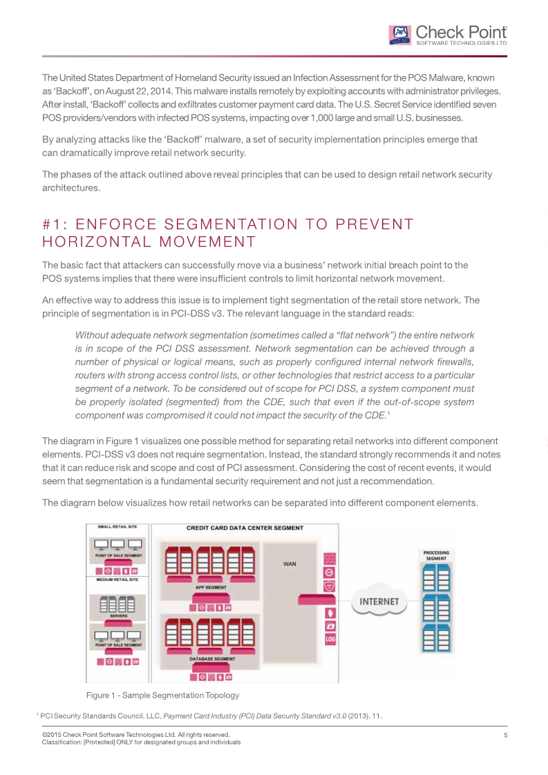 Point of Sale Security Solution Brief