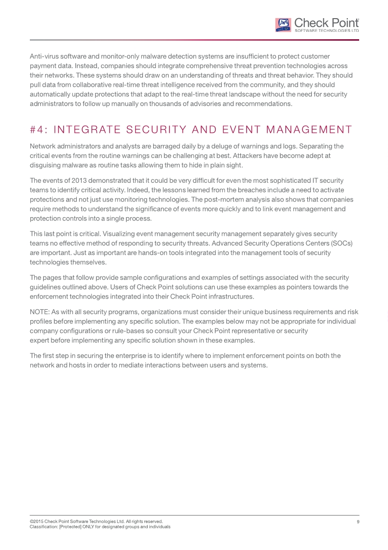 Point of Sale Security Solution Brief