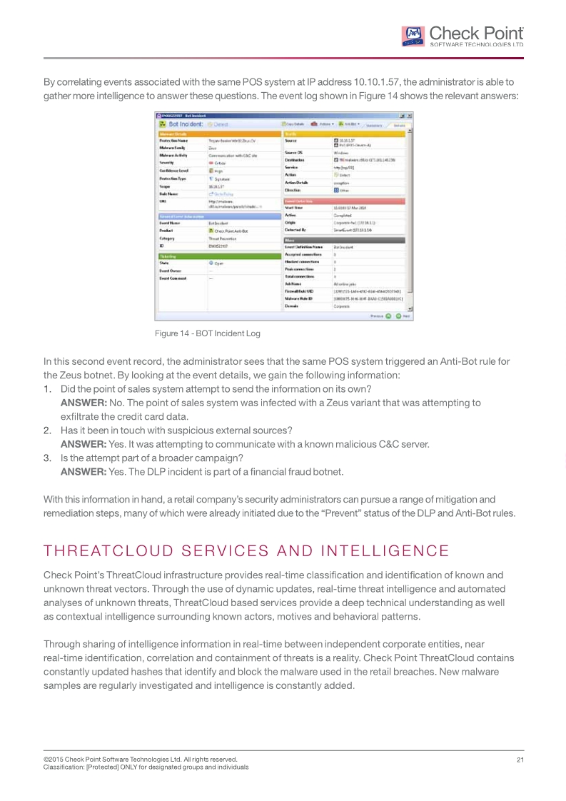 Point of Sale Security Solution Brief