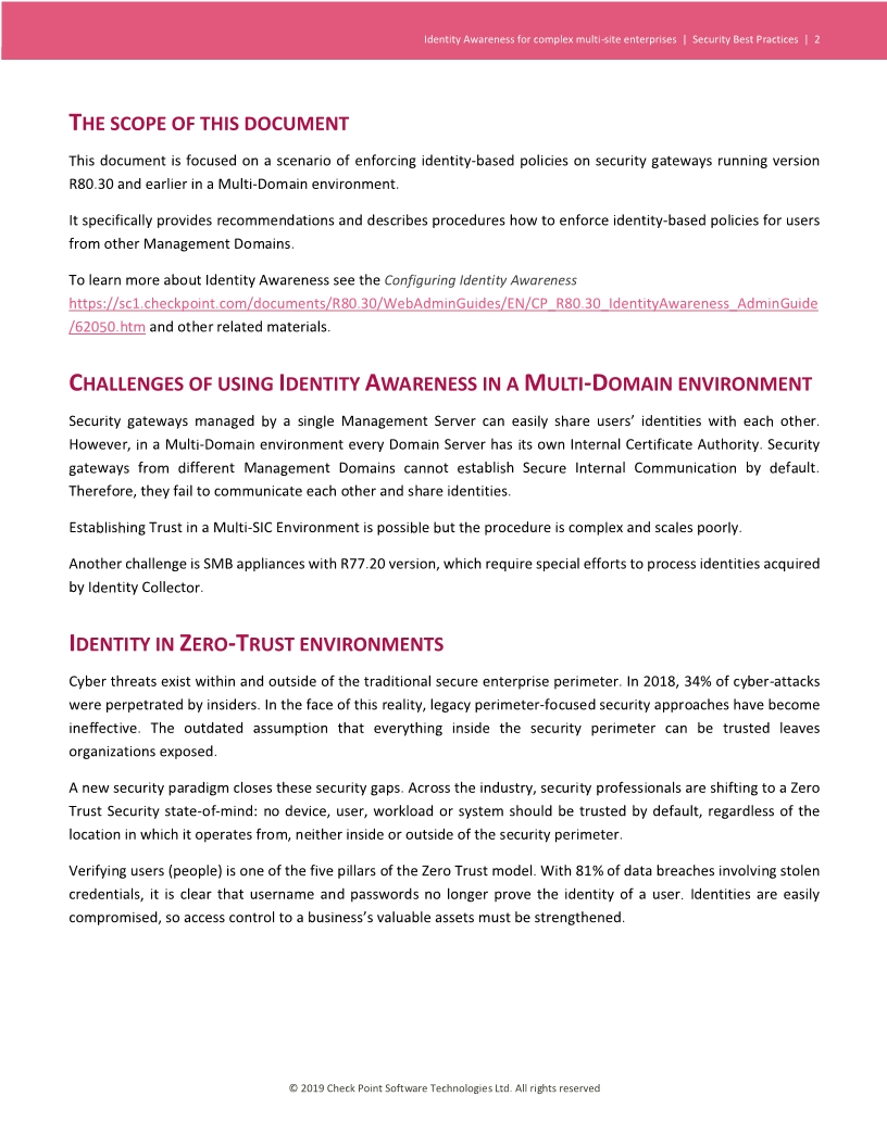 Check Point Identity Awareness For Multi Domain – PNSWG